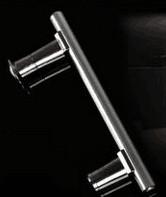 China Tiradores de puerta y cerraduras del cuarto de baño de la forma de T cerradura de puerta del retrete del vidrio de los 6MM - de los 8MM en venta