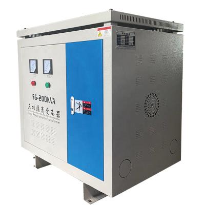 China 200KVA Core Voltage AC Power Laminated Dry Three Phase Fully Automatic Step Down Transformer for sale