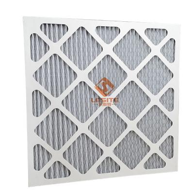China Commerical G3 G4 Merv 8 Hepa Air Filter For HVAC , Pleated Panel Filter for sale