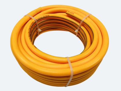 China alta presión plástica flexible trenzada amarilla de la manguera del espray del PVC de 8.5m m en venta