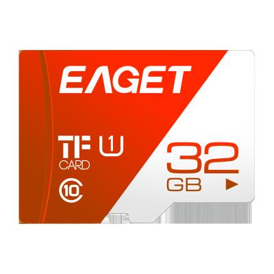 China Original EAGET 32GB Class10 High Speed TF UHS-I Card Memory Card Flash For Phones Tablet SD Card T1 for sale