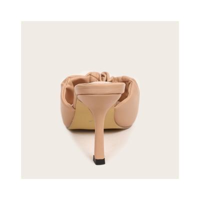 China New Design Breathable Top Quality Slippers Adjust Pattern New Slippers Sandals Fine-heeled Sandals and Stiletto for sale