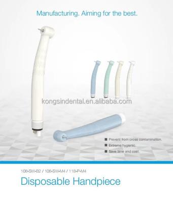 China Personal Use High Speed Airotor 1.595-1.600mm Disposable Dental Handpiece for sale