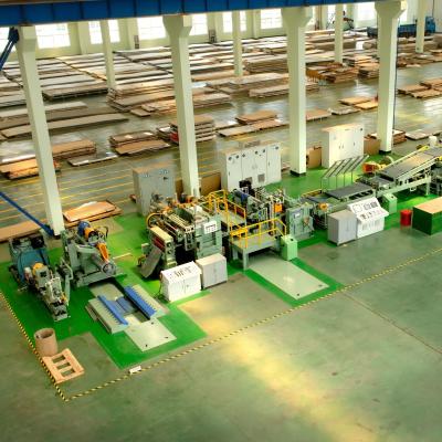China Energy Mining Metal Coil Flying Shear Production Line with 0.3-2.5x800 Cutting Speed for sale