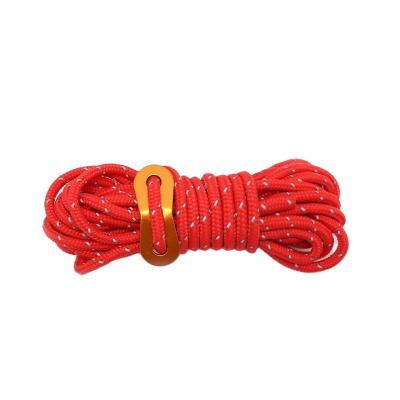 China Reflective Umbrella Rope Nighttime Reflective Bracelet 4mm Braided Thread DIY Curtain Bag with Tent Rope <1L for sale