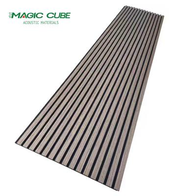 China Barras de pared acústicas de poliéster personalizadas 2400*600*21mm con acabado de melamina en venta