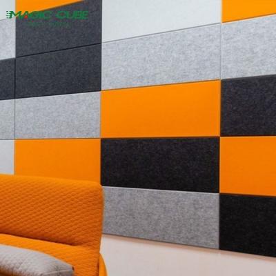 China Paneles de absorción de sonido de fibra de poliéster personalizados para salas de audio con corte en venta