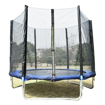 China With Large Trampoline 8ft 10ft 12ft 16ft Protective Spring Bungee Net Wholesale Outdoor Trampoline With Fence Safety Net for sale