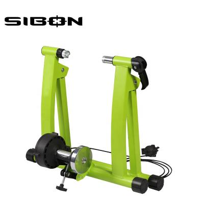 China SIBON B0920107 6 Speed Magnetic Resistance Adjustment Aluminum Alloy Portable Indoor Roller Fitness Smart Trainer Indoor Bike for sale