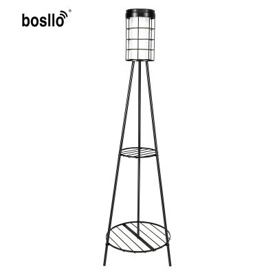 China Retro Solar Lights Solar Floor Lights Solar Lantern With Plant Stand USB rechargeable for sale