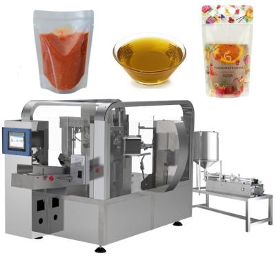 Chine Automatic Preformed Pouch Concentrated Juice Packing And Sealing Machine à vendre