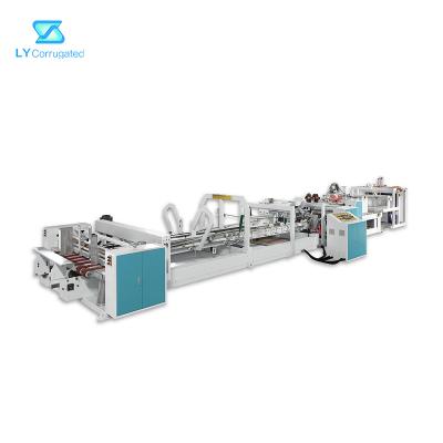 China 16kw Carton Stitching Machine , TUV Carton Folding And Gluing Machine for sale