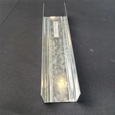 China U Shaped Light Steel Keel Wall 50mm X 35mm X 0.6mm Galvanized U Track Metal Stud for sale
