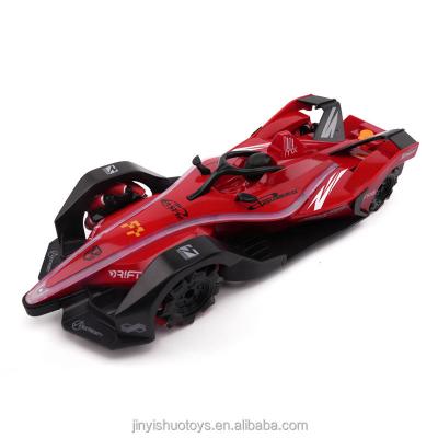 China High Speed Radio Control With Formula 360 Degree Drift RC Car Stunt Toys Racing 2.4G Universal Remote Control Stunt Car With Light Jet for sale
