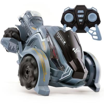 China High Speed Radio Control With 360 Degree Drift RC Car Stunt Toys 2.4G Stunt Toys 2.4G Remote Control Stunt Toy Car Kids Motorbike With Lights And Music for sale
