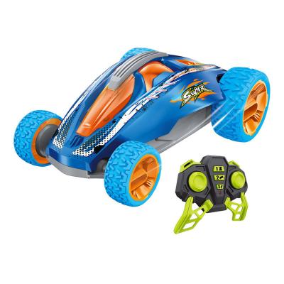 China High Speed Radio Control With 360 Degree Drift RC Car Stunt Toys 2.4Ghz 4wd Radio Control Double Stunt Spinner Roll Car Kids Toy for sale