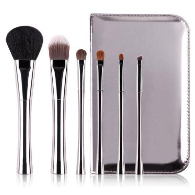 China Angular Blush China Good Price OEM 6pcs Beauty Brushes Manufacturers Professional Makeup Brush Set for sale