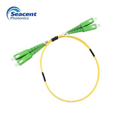 China Cabo de remendo da fibra ótica do PVC LSZH à venda