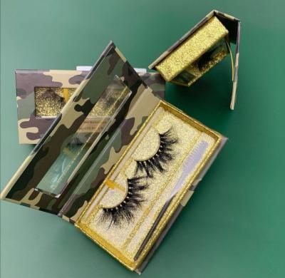 China Handmade Wholesale Private Label Eyelash Soft 3d Mink Eyelashes Real Fluffy Strip Mink Eyelash Vendor Customized Boxes for sale