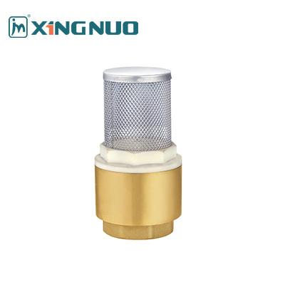 China válvula de verificación de latón 1/2 pulgadas filtro de acero inoxidable para bomba de agua válvula de latón de un solo sentido para aplicaciones industriales de alta presión en venta