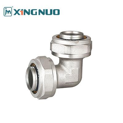 China CROMO PLATO Medios de agua Latón Codo femenino Alta tecnología Buena calidad Pex barata Accesorios fontanería en venta