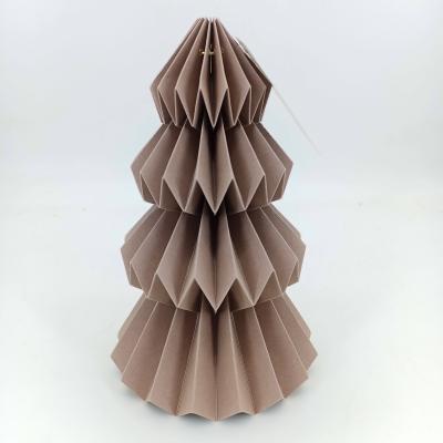 China Custom Folding Cones Plant Wall Eco-friendly Christmas Party Paper Decoration Profession Handmade Home Decor for sale