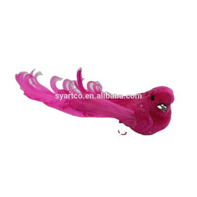 China Wedding supplies SYART 2021 best selling wedding gifts party decoration supplies pink feather bird new wedding deco for sale