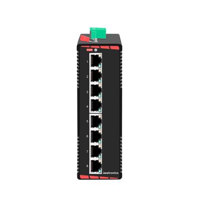 China LACP 1G PoE 8 Ports Switch Industrial IEEE 802.3af 10/100Base PoE Switch for sale