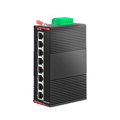 China Industrial LACP IEEE 802.3af IP30 Casing Mat 1G Ethernet PoE Switch for sale