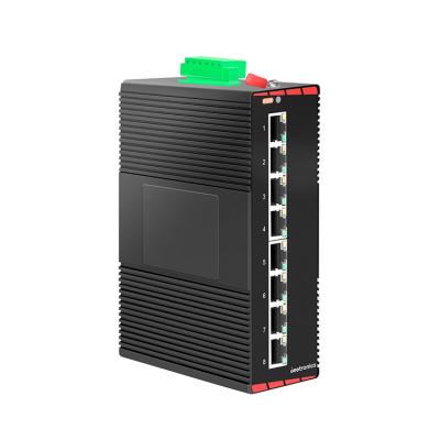 China LACP 10/100/1000Mbps 8 Ports DC 12~52V 16G Capacity Unmanaged PoE Switch for sale