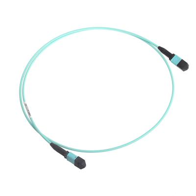 China Data Center Interconnect MTP To MTP OM3 12 Fibers Multi Mode Custom Length MPO/MTP Trunk Cable for sale