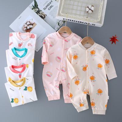 China New CLASSIC Pure Cotton Boneless Newborn Baby Romper Female Baby Romper Clothing AP348 for sale
