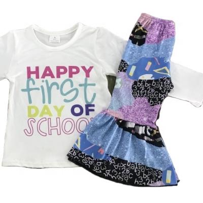 China 2021 latest cute fashionable sweet back to school style little girl costume for sale