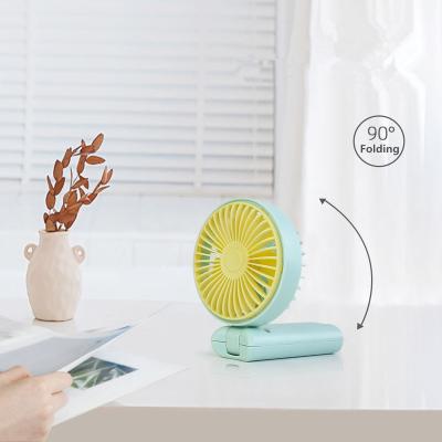 China Mini Desktop 3 Speed Fan Wholesale Personal Handy Pocket Portable Folding Fan Portable Fan / Free-installation Folding Mini Fan USB Hand Free / for sale