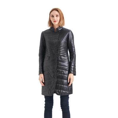 China FODARLLOY Wholesale Ladies Stand Collar Warm Hooded Cotton-Padded Clothes Women Slim Winter Jackets Women Coats for sale