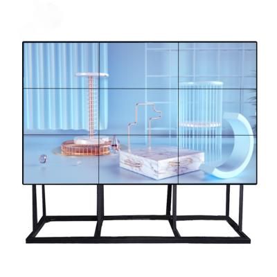 China Indoor 46 55 Inch 0.88 Mm Bezel Multi Monitor 2x2 Ads Video Wall Mount LCD Digital Video Display Multi Screen for sale