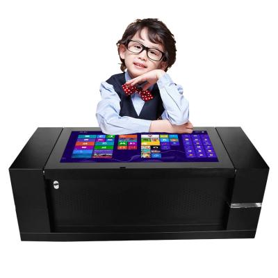 China 43 Inch Indoor Multi Touch Game Screen All One Interactive Kiosk Consideration Player Table For Education for sale