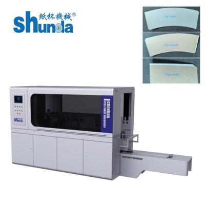 China Paper Blank Skiving Machine PE Film Precision Edge Covering Equipment for sale