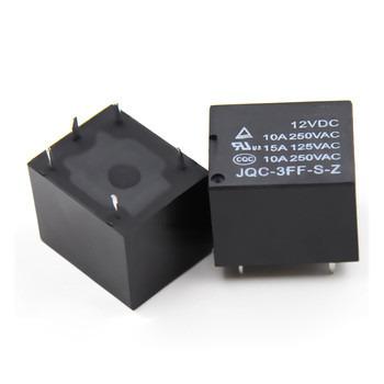 China 5V/6V/9V/12V/18V/24V 10A Sealed PCB T73 Miniature Electromagnetic Relay 5 Pin JQC-3FF for sale