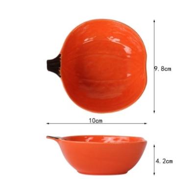 China Sustainable Creative and personalized fruit and vegetable flavored plate cartoon household dipping bowl for sale