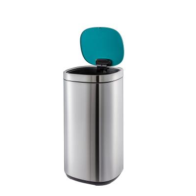 China 30L 40L 50L Household Office Touch Garbage Can Big Capacity Standing Press Design for sale