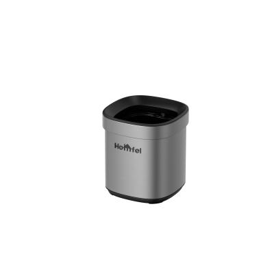 China 8L 12L 20L 30L Open Top Stainless Steel Trash Can Rectangular Customer Logo for sale