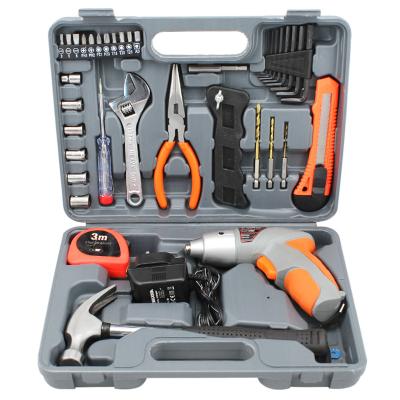 China Repair Used 36pcs cordless screwdriver set 3.6v cordless screwdriver hand tool power tool kit for DIY for sale