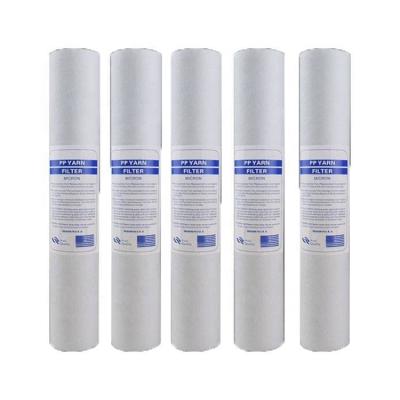 China Filtro de sedimentos de gran tamaño 10*10*30cm para una productividad de 500L/hora y una filtración de 1 micrón en venta