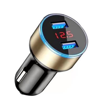 China USB fast charger. Quick Splitter Cigarette Display Voltage USB Charger Plug ChargeCar QC 3.0 Lighter Charger In Car Adapter Accessories TSLM1 for sale