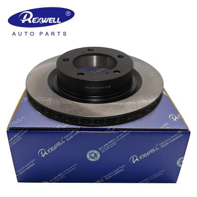 China Auto de alta calidad revestido de hierro fundido gris ventilado rotor de disco de freno 43512-0C020 43512-60210 para Toyota Land Cruiser Prado Lexus LX570 en venta