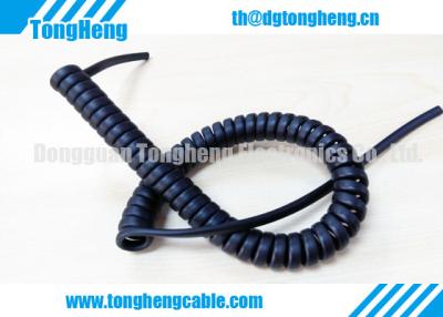 China Signal Transmission Camera Robotics Spiral Cable for sale