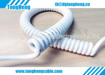 China UV Resistant Fatigue Test Verified TPU Coiled Cable for sale