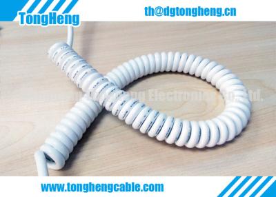 China Safety Stable Operation Verified Vehicle TPU Coiled Cable for sale
