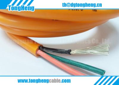 China Tinned Copper Wire Conductors 3 Cores Customized TPU Cable Green Red Black for sale